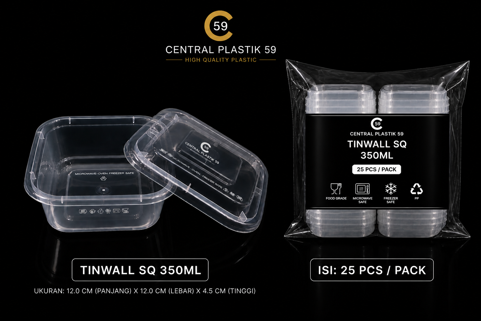 Tinwall SQ 350ml /pack isi 25
